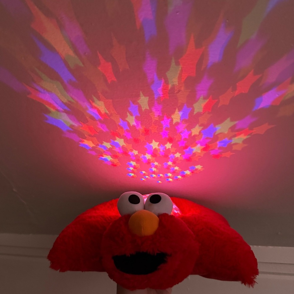 Pillow Pets Sesame Street Elmo Sleeptime Lite Night‎ Light Star Projector